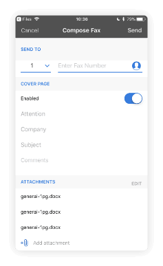 Select whether you want to add a cover page. Add the text if necessary.